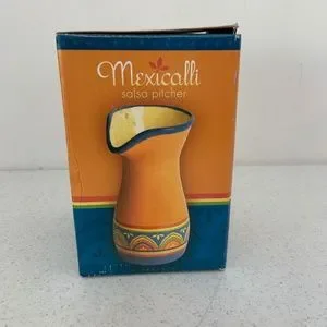 Salsa Pitcher Mexicalli | Dining | New Mexicalli Fiesta Ceramic Southwestern Style ...